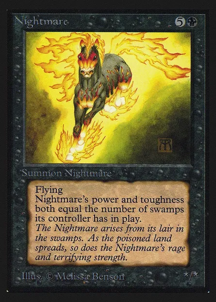 Nightmare, Magic card CEI 119 — Intl. Collectors' Edition set