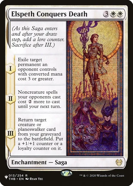 Elspeth Conquers Death, Magic card PLST THB-13 — The List set