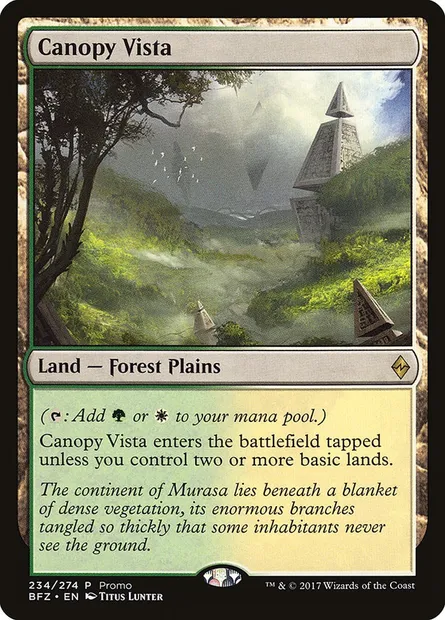 Canopy Vista, Magic card PSS1 234 — BFZ Standard Series set