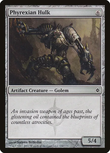 Phyrexian Hulk, Magic card NPH 150 — New Phyrexia set