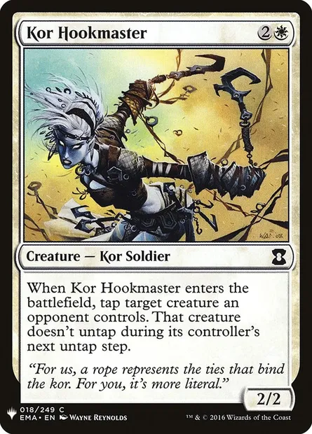 Kor Hookmaster, Magic card PLST EMA-18 — The List set