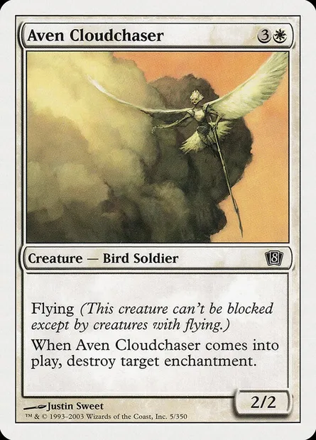 Avemain chasse-nuage, carte Magic 8ED 5 — extension Huitième Edition