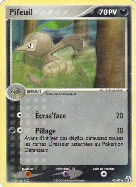 Pifeuil, carte Pokémon LM 41 — extension EX Créateurs de légendes