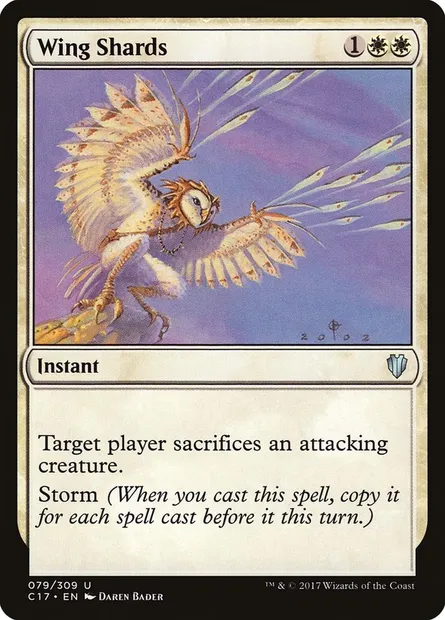 Wing Shards, Magic card C17 79 — Commander 2017 set