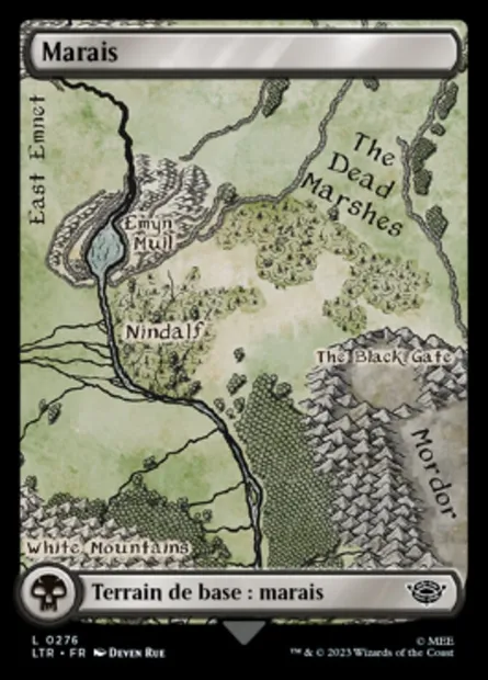 Marais, carte Magic LTR 276 — extension Le Seigneur des Anneaux : chroniques de la Terre du Milieu