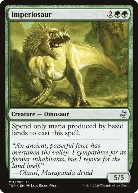 Imperiosaur, Magic card TSR 211 — Time Spiral Remastered set
