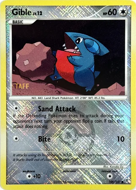 Griknot, carte Pokémon LGP 106s — extension League Promos