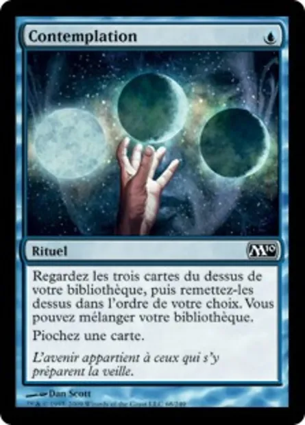 Contemplation, carte Magic M10 68 — extension Magic 2010