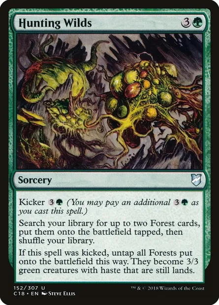 Hunting Wilds, Magic card C18 152 — Commander 2018 set
