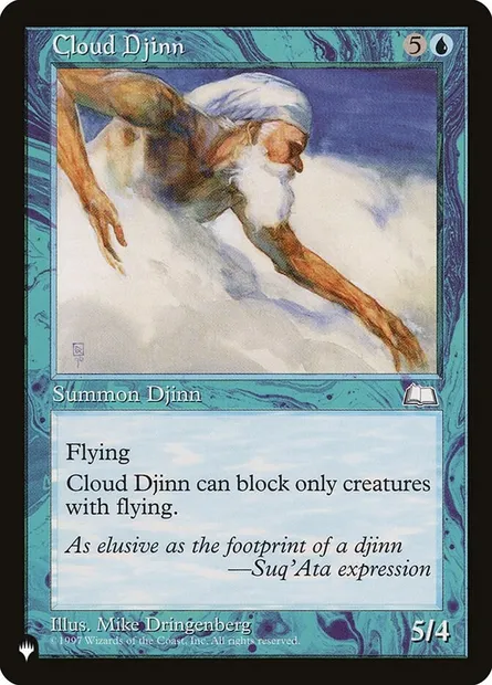Cloud Djinn, Magic card PLST WTH-36 — The List set