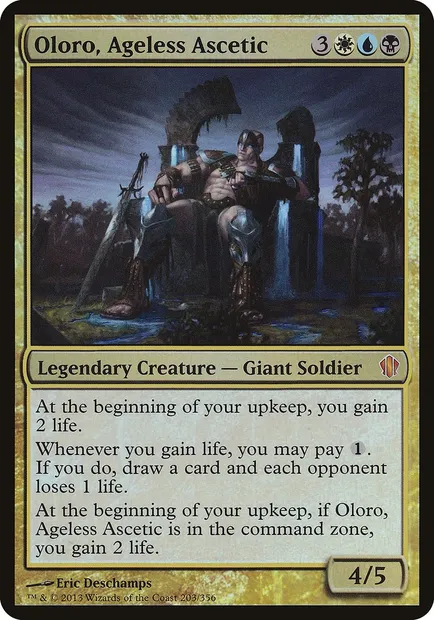 Oloro, Ageless Ascetic, Magic card OC13 203 — Commander 2013 Oversized set