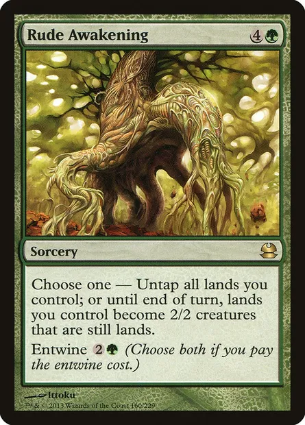Rude Awakening, Magic card MMA 160 — Modern Masters set