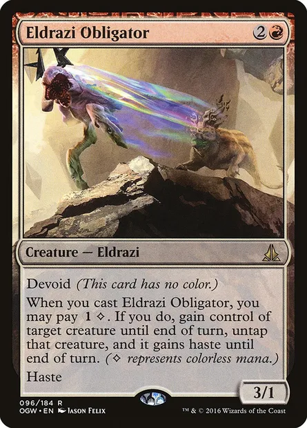 Eldrazi Obligator, Magic card OGW 96 — Oath of the Gatewatch set