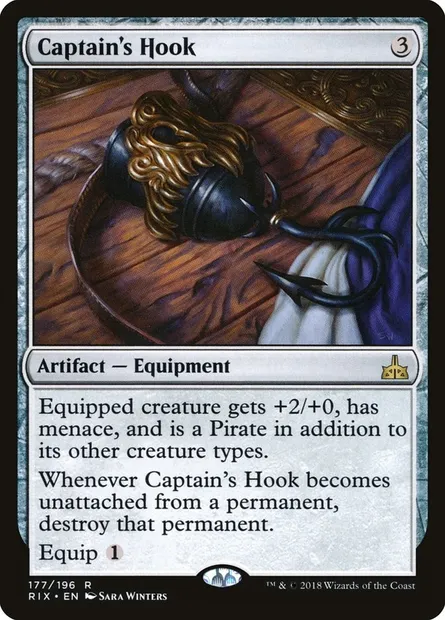 Captain's Hook, Magic card RIX 177 — Rivals of Ixalan set