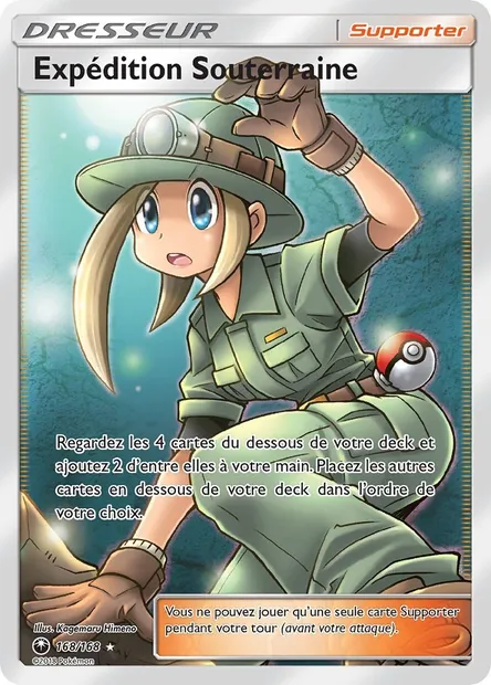 Expédition Souterraine, carte Pokémon CES 168 — extension Tempête Céleste
