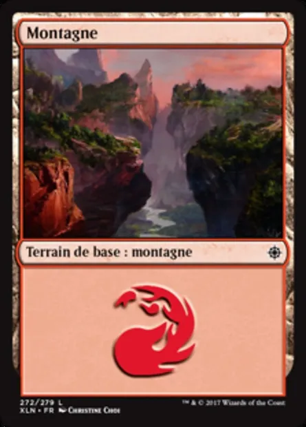 Montagne, carte Magic XLN 272 — extension Ixalan