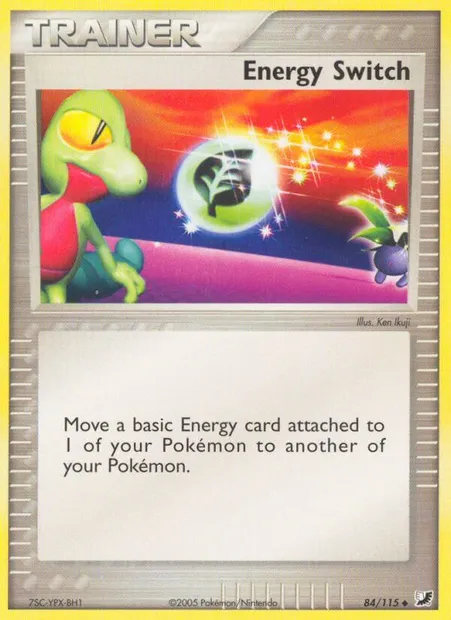 Energy Switch, Pokémon card UF 84 — Unseen Forces set