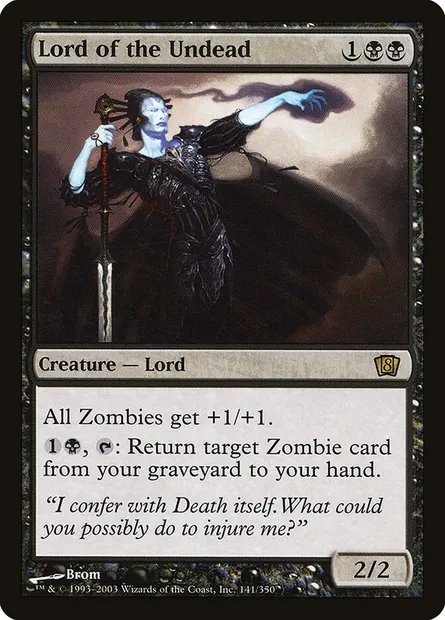 Lord of the Undead, Magic card 8ED 141★ — Eighth Edition set