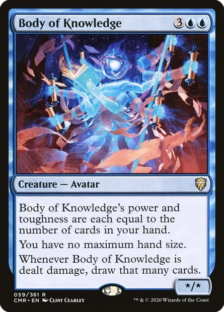 Body of Knowledge, Magic card CMR 59 — Commander Legends set