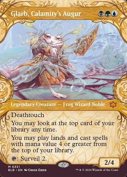 Glarb, Calamity's Augur, Magic card BLB 331 — Bloomburrow set