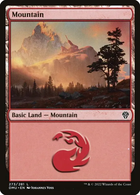 Mountain, Magic card DMU 273 — Dominaria United set