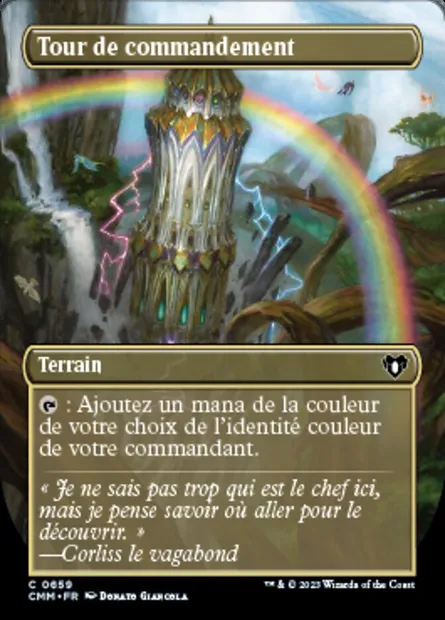 Tour de commandement, carte Magic CMM 659 — extension Commander Masters