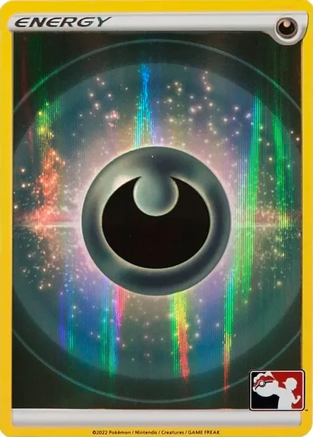 Énergie Obscurité, carte Pokémon PPS ct244122 — extension Play! Pokémon Prize Pack Series