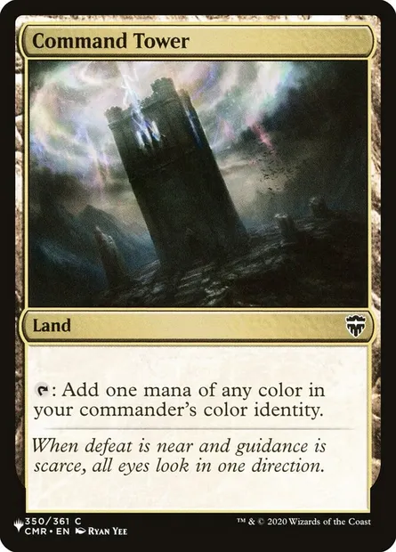 Tour de commandement, carte Magic PLST CMR-350 — extension The List
