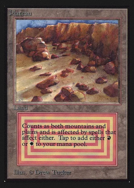 Plateau, carte Magic CED 280 — extension Collectors' Edition