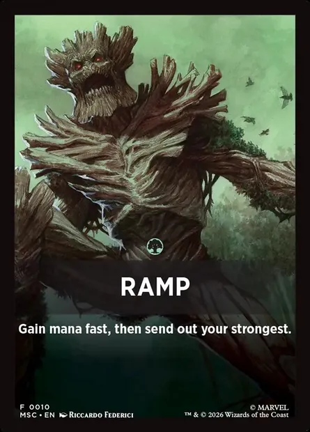 Ramp, Magic card FMSC 10 — Marvel Super Heroes Jumpstart Front Cards set