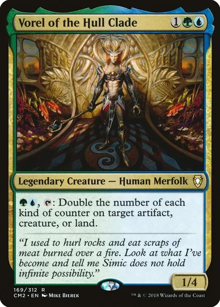Vorel du Cladus Coque, carte Magic CM2 169 — extension Commander Anthology Volume II