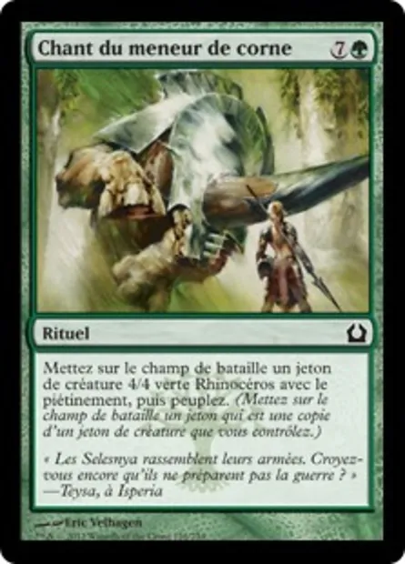 Chant du meneur de corne, carte Magic RTR 128 — extension Retour à Ravnica