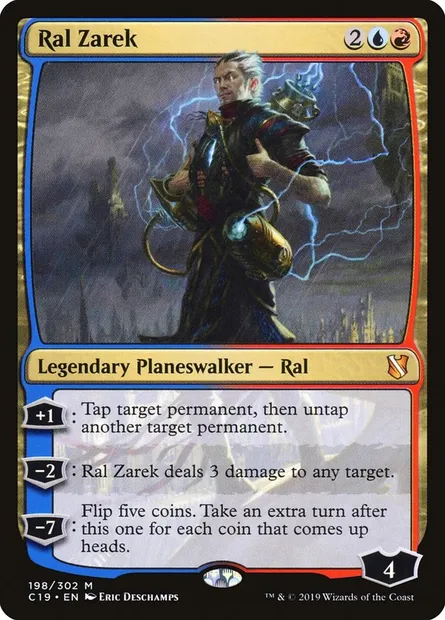 Ral Zarek, Magic card C19 198 — Commander 2019 set
