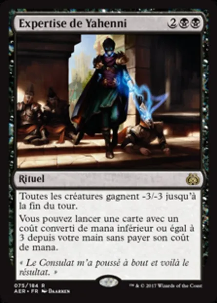 Expertise de Yahenni, carte Magic AER 75 — extension La révolte éthérique