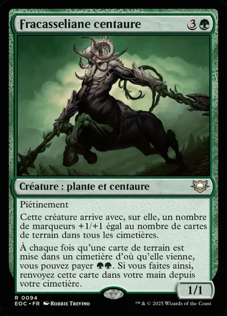 Fracasseliane centaure, carte Magic EOC 94 — extension Edge of Eternities Commander