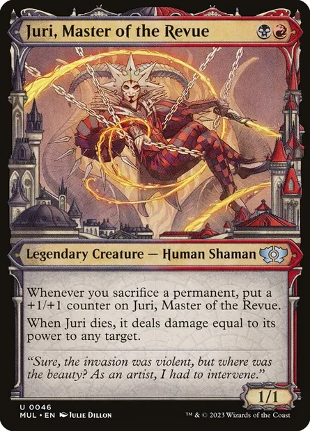 Juri, Master of the Revue, Magic card MUL 46 — Multiverse Legends set
