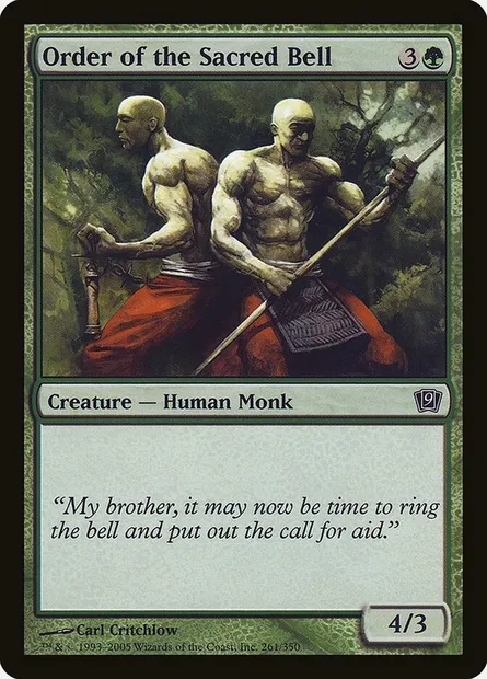 Order of the Sacred Bell, Magic card 9ED 261★ — Ninth Edition set