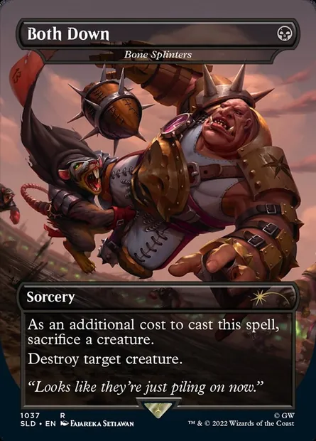 Bone Splinters, Magic card SLD 1037 — Secret Lair Drop set