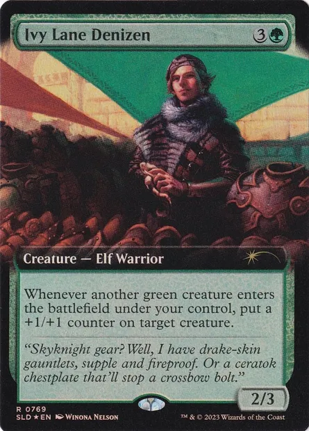 Ivy Lane Denizen, Magic card SLD 769 — Secret Lair Drop set