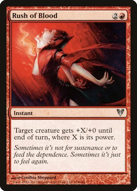 Rush of Blood, Magic card AVR 154 — Avacyn Restored set