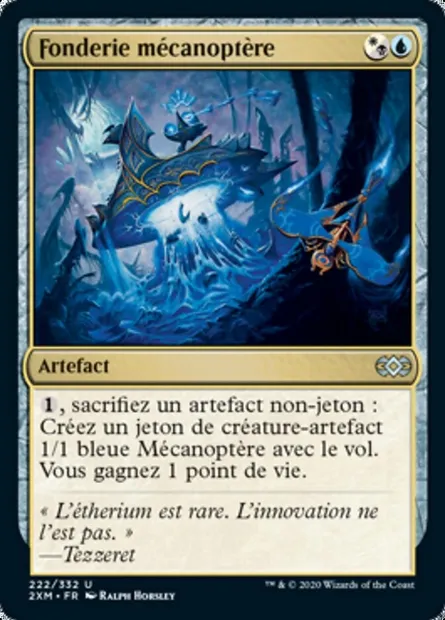 Fonderie mécanoptère, carte Magic 2XM 222 — extension Double Masters