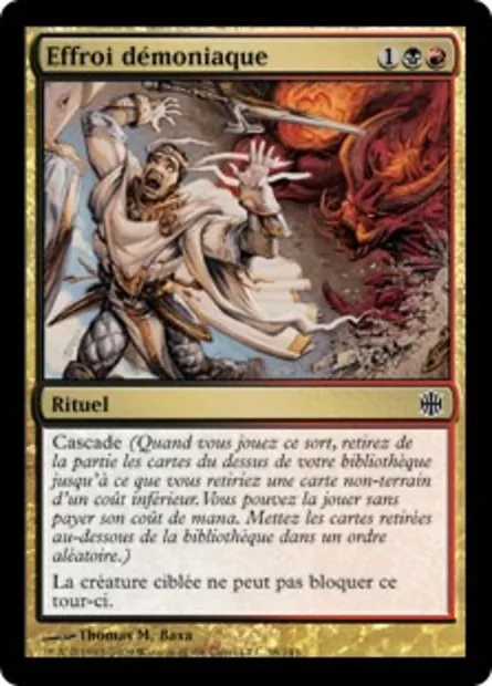 Effroi démoniaque, carte Magic ARB 38 — extension La Renaissance d'Alara