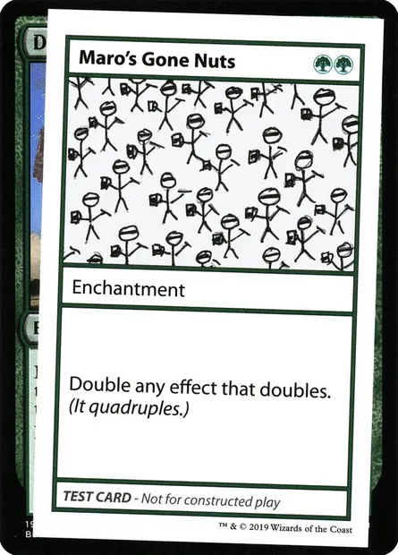 Maro's Gone Nuts, Magic card CMB2 81 — Mystery Booster Playtest Cards 2021 set
