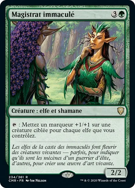 Magistrat immaculé, carte Magic CMR 234 — extension Commander Legends