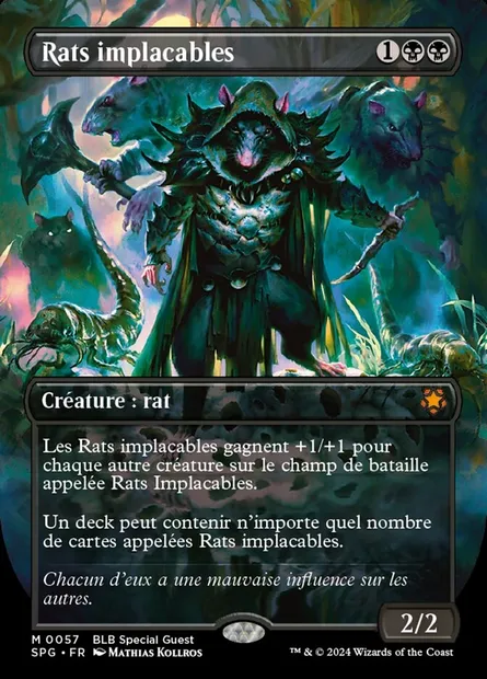 Rats implacables, carte Magic SPG 57 — extension Special Guests