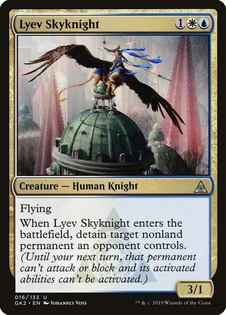 Lyev Skyknight, Magic card GK2 16 — RNA Guild Kit set