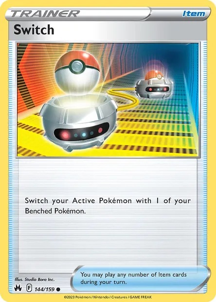 Switch, Pokémon card CRZ 144 — Crown Zenith set