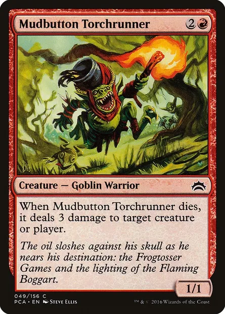Mudbutton Torchrunner, Magic card PCA 49 — Planechase Anthology set