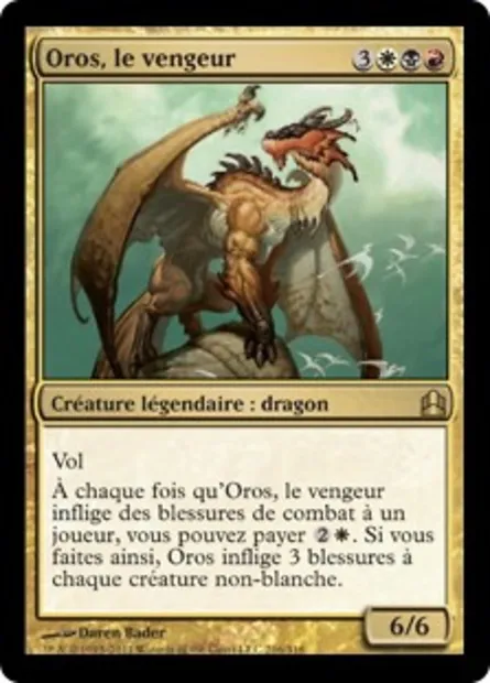 Oros, le vengeur, carte Magic CMD 216 — extension Commander 2011