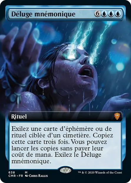 Déluge mnémonique, carte Magic CMR 638 — extension Commander Legends